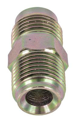 1960-77 GM & Mopar; Power Steering Fitting; with Saginaw PS Pump; Cad Plated