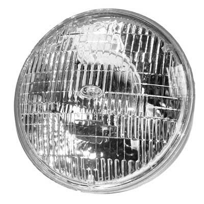 1960-76 Ford/Mercury; 7 Round Halogen Headlight Bulb; With FoMoCo Script