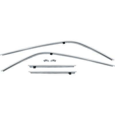 1968-69 Camaro, Firebird Coupe; Roof Rail Weatherstrip Channel and Retainer Set