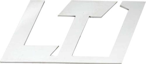 LT1 Emblem; Polished Stainless Steel; Adhesive-Backed; Universal Fit