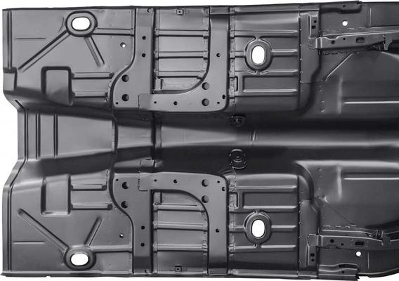 1968 Camaro / Firebird Convertible Complete Floor and Trunk Pan - EDP Coated