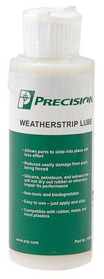 Weatherstrip Application Lubricant; 4 oz. Bottle; Makes Weatherstrip Installation Easier!