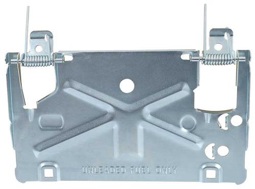 License Plate Bracket; Flip Up / Down Style; Also Used For Trucks and Street Rods With Custom Roll Pans