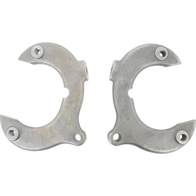 1974-78 Ford Mustang II; Caliper Bracket Set; Cast Iron; for Stock Height or 2 Drop Spindles; Pair
