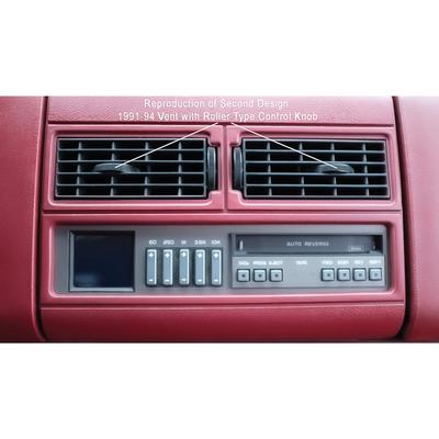 1988-94 Chevy, GMC Pickup, 1992-94 Blazer, Tahoe, Yukon, Suburban; Center AC Heater Vent Deflector Assembly; Black