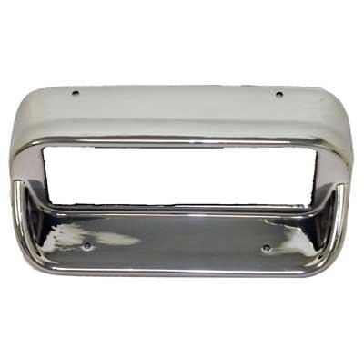 1967-68 Ford Mustang; Dash Bezel; With CD Player; Chrome
