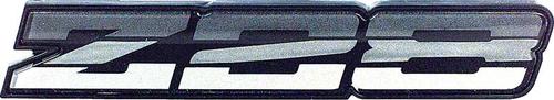 1983-84 Camaro Z28 Rocker Panel Emblem ; Charcoal