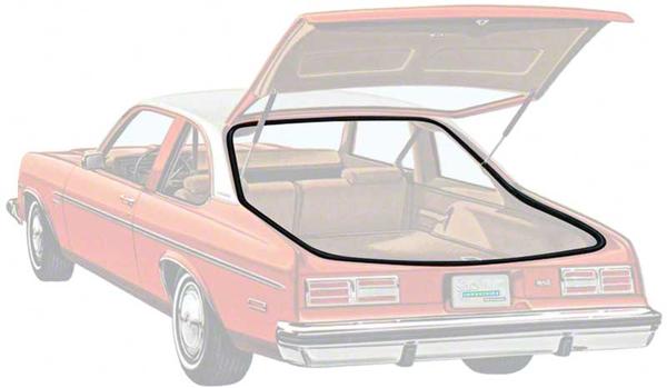 1976-92 Buick, Chevrolet, Oldsmobile, Pontiac; Trunk, Hatchback Weatherstrip Seal; 18 Feet