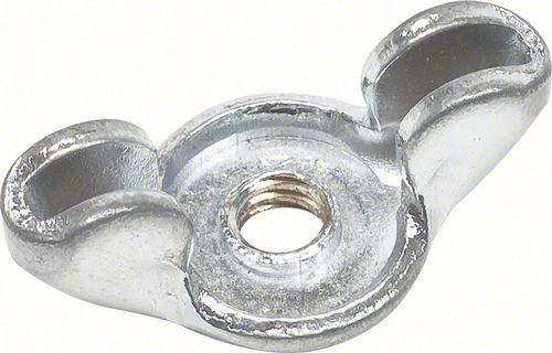 1955-81 Chevrolet, GMC, Pontiac, Oldsmobile; Chrome Air Cleaner Wing Nut; 1/4-20; Various Car and Truck Models