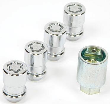 Mcgard Cone Seat Lug Nut Locks 7/16-20 Thread Chrome Made In U.S.A.