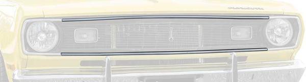 1970-72 Plymouth; A-Body; Grill Molding; Outer; Lower