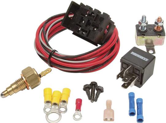 Painless Fan-Thom II Electric Fan Relay Set with 185&deg; On - 175&deg; Off Thermostat Protection