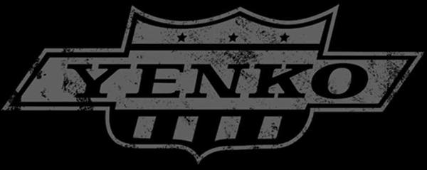 Large Black Distressed Look Yenko T-Shirt with Gray Logo