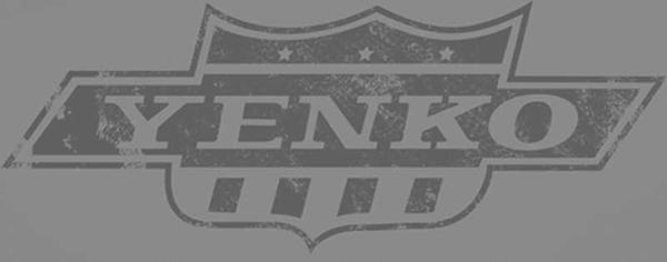 Large Gray Distressed Look Yenko T-Shirt with Gray Logo