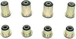 1967-69 Camaro, Firebird; 1966-72 Chevelle, GM A-Body; 1968-74 Nova, GM X-Body; Front End Control Arm Bushing Set; Polyurethane; Black
