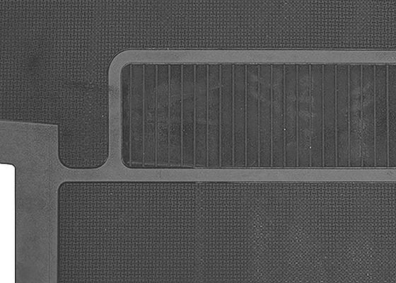 1955-1959 Chevrolet, GMC Truck; OE Style Rubber Floor Mat; Low Hump Design; Black