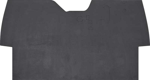 1955-1959 Chevrolet, GMC Truck; OE Style Rubber Floor Mat; Low Hump Design; Black