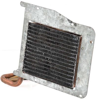 1973-76 Dart, Duster, Scamp, Valiant; Heater Core Assembly; with AC; Copper/Brass; Measures: 8 x 6 x 2; For Models Built After 5/15/73
