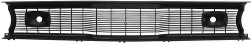1970-72 Duster, Valiant, Scamp; Front Grill Assembly; Black Surround; with Black Grill Bars