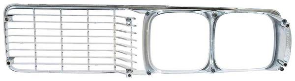 1973-74 Charger SE; Front Grill; Chrome; RH