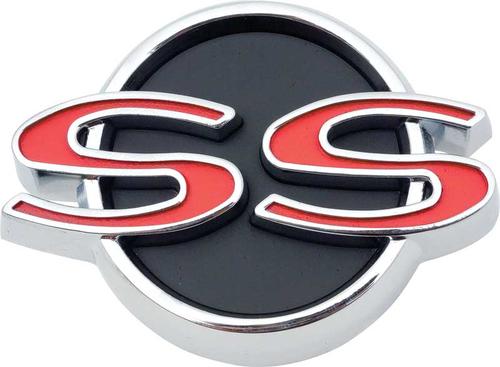 1966 Chevy Nova; SS Grill Emblem ; with Hardware; GM Licensed