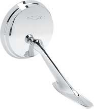 1965-66 Impala, Biscayne, Caprice; Outer Door Mirror; with Bow Tie; RH Passenger Side