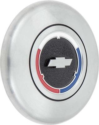1967-70 Chevrolet Car, 1967-91 Chevrolet, GMC Truck; Bow Tie Horn Cap; for Wood Wheel & Comfort Grip Steering Wheel; GM Licensed