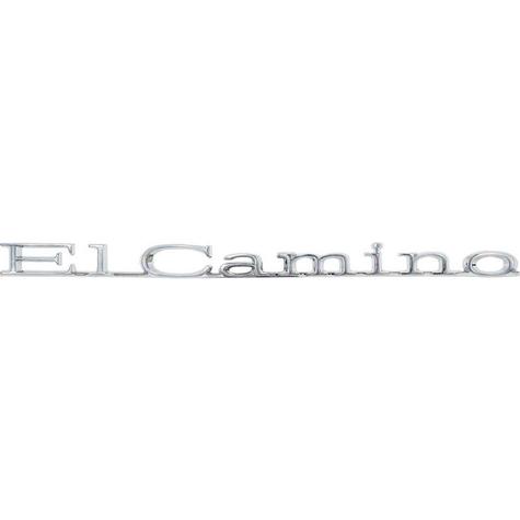 1970 El Camino; Front Fender Emblem ; with Hardware