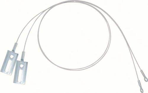 1961-64 Impala, 98, F85, Electra, Wildcat; Convertible Top Hold Down Cables; Pair; OER