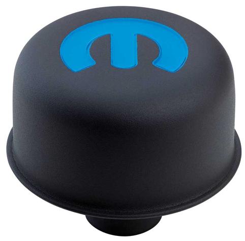 Mopar Push-In Air Breather Cap; Black Crinkle