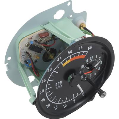 1976-78 Firebird; Tachometer-Clock Gauge Assembly ; 6000 Redline