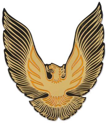 1979-81 Pontiac Trans Am Fuel Filler Door Emblem; Gold