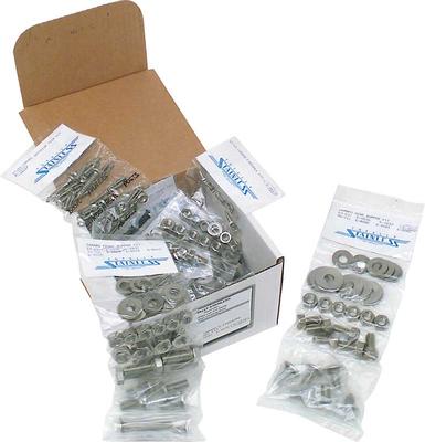 1956 Chevrolet Hardtop 844 Piece Complete Stainless Body Hardware Set