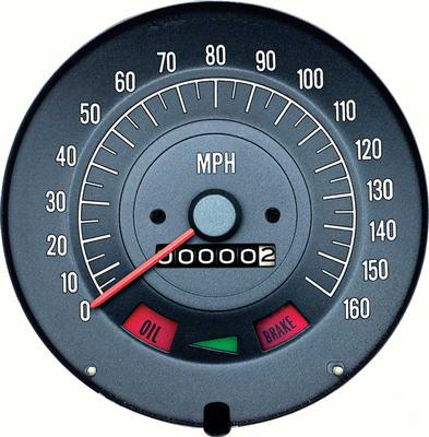 1968 Firebird Speedometer ; 160 MPH ; without Gauges