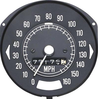 1969 Firebird; Speedometer; 160 MPH; without Speed Warning; GM Licensed