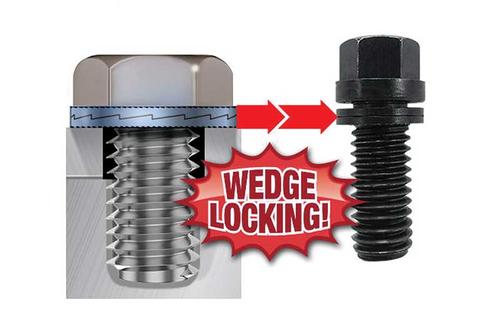 PROFORM Wedge-Locking Header Bolts 3/8-16 Thread Diameter - 1 Long (Set of 12)
