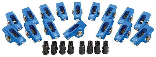 Extruded Aluminum Roller-Rocker Arms. Ford S/B, 1.6 Ratio, 3/8 Stud.