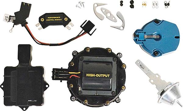Proform HEI Distributor Tune Up Set with Black Cap (Red/Yellow Coil Wires)