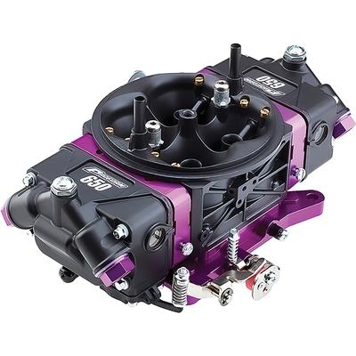 Proform® Race Series Carburetor, 650 Cfm, Mechanical Secondary, Black & Purple