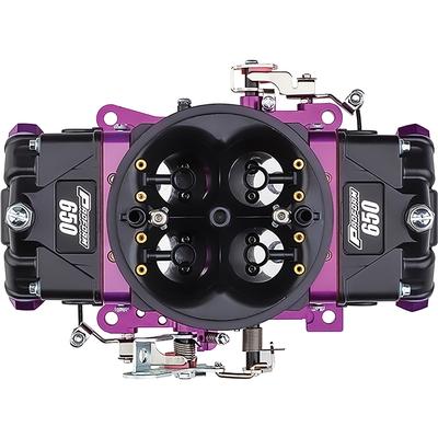 Proform® Race Series Carburetor, 650 Cfm, Mechanical Secondary, Black & Purple