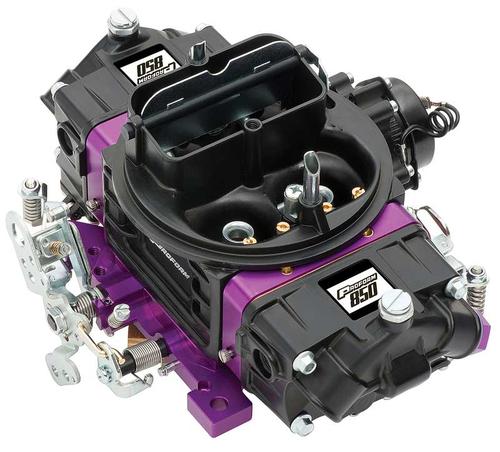 Proform® Street Series Carburetor, 850 Cfm, Mechanical Secondary, Black & Purple