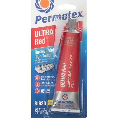 Permatex® Ultra Red; RTV Silicone Gasket Maker; High Temperature; 3 oz