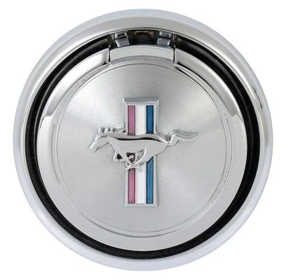 1970 Mustang; Deluxe; Pop-Open Gas Cap; With Tri-Bar Pony Logo