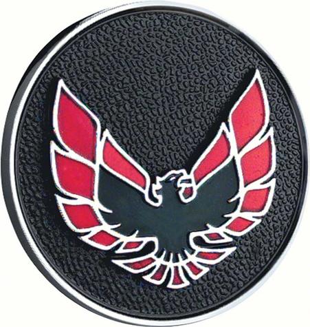 1970-81 Firebird; Door Panel Emblem ; Red Bird; Each