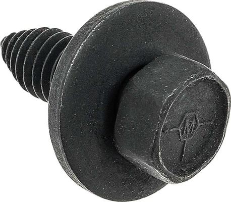 Bolt, 3/8-16 X 1 Pointed Tip With Free Spinning Washer, Black Phosphate
