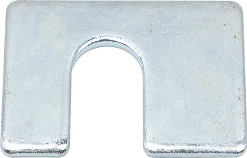 Body Shims 1/8 Thick, 1-1/4 x 1-1/8 With Offset 1/2 Bolt Slot. Zinc Plated, 50 Piece Set
