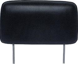 1966-67 Chevy II Nova; Bucket Seat Headrests; Driver & Passenger; Black; Pair