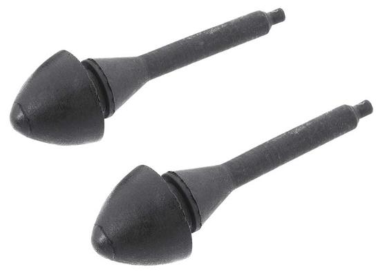 1938-91 GM; Consol & Glove Box Rubber Stoppers; Fits 1/4 Hole; Pair