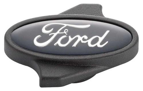 Ford Racing Air Cleaner Center Nut With Black Crinkle Finish - Ford Emblem