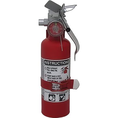 Amerex Fire Extinguisher; Purple K Dry Chemical; 1-Pound Capacity; 376T Red